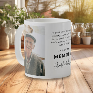 Sentimental Keepsake Funeral Photo Coffee Mug