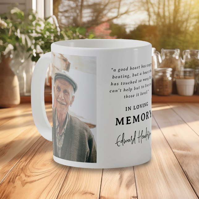 Sentimental Keepsake Funeral Photo  Coffee Mug (Creator Uploaded)