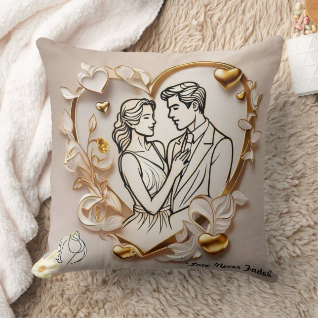 "Sentimental Love" Throw Pillow (Blanket)