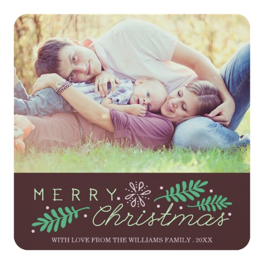 Sentimental | Merry Christmas Holiday Photo Card