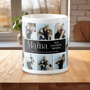 Sentimental Photo Collage Mama Keepsake Coffee Mug