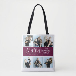 Sentimental Photo Collage Mama Keepsake Tote Bag