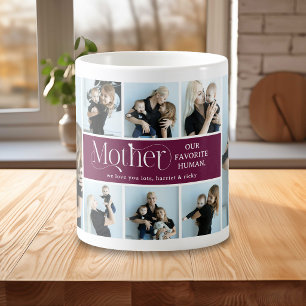 Sentimental Photo Collage Mother Keepsake Coffee Mug