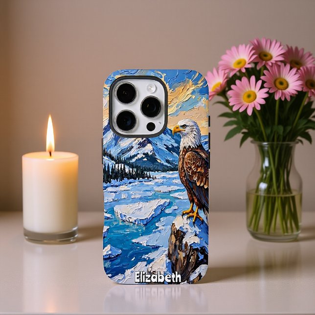Sentinel Eagle, Frozen Majesty Case-Mate iPhone Case (Creator Uploaded)