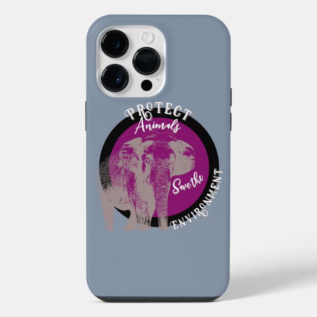 Sentinel of Harmony: A Call to Conservation iPhone Case (Back)