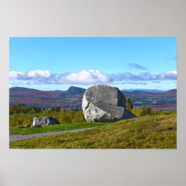 Sentinel Rock, Westmore, Vermont Poster (Front)