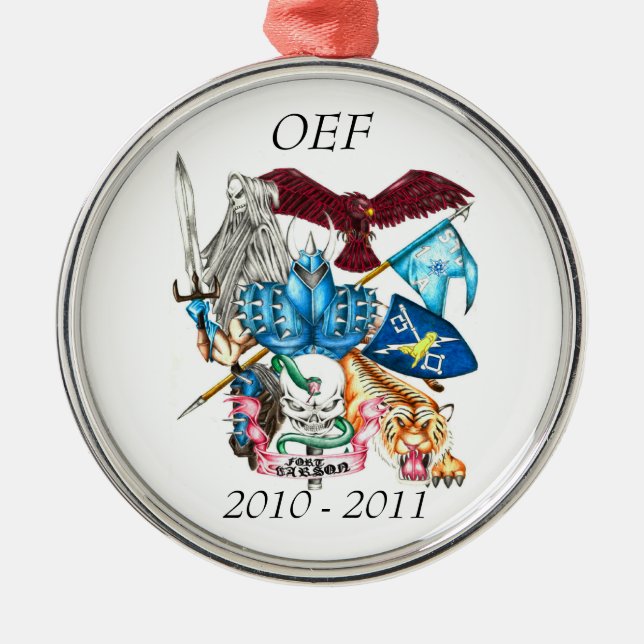 Sentinel Round Ornament OEF, 2010 - 2011 (Front)