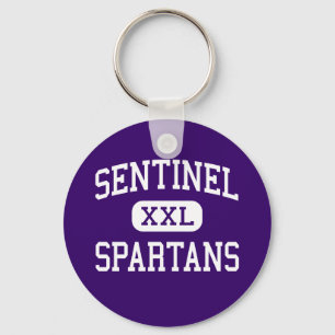 Sentinel - Spartans - High - Missoula Montana Keychain