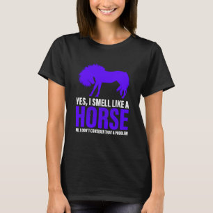 Sentir comme un cheval en T-shirt royal