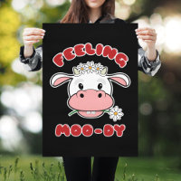 Sentir Moo-dy | Jolie affiche des citations de vac