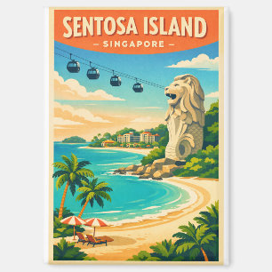 Sentosa Island, Singapore travel Magnet