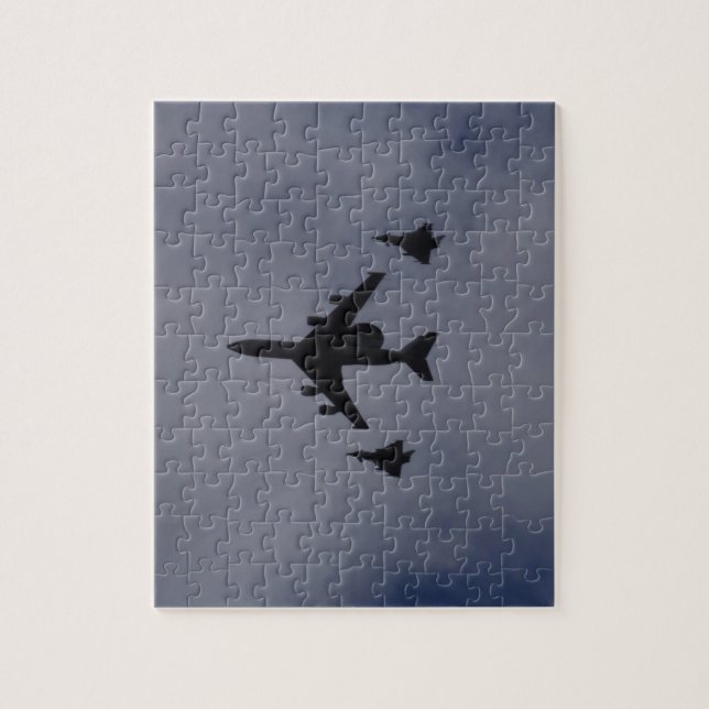 Sentry Escorted By Typhoons Jigsaw Puzzle (Vertical)
