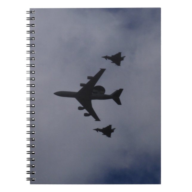 Sentry Escorted By Typhoons Notebook (Front)