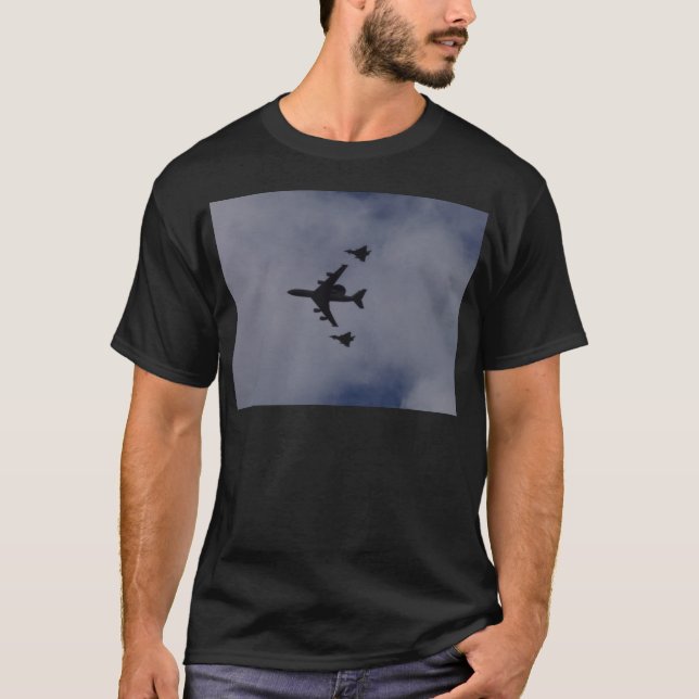 Sentry Escorted By Typhoons T-Shirt (Front)
