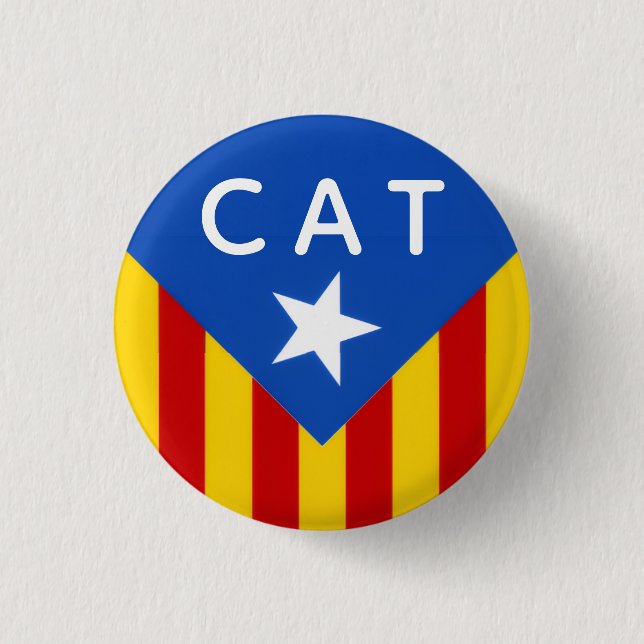 Senyera Estelada 1 Inch Round Button (Front)