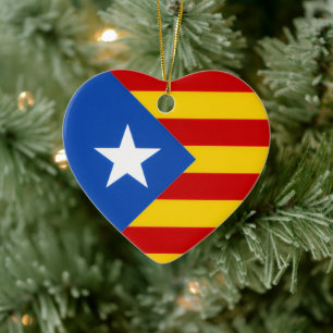 Senyera Estelada Ceramic Ornament