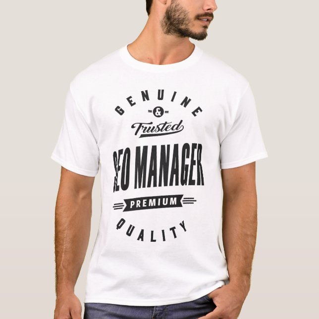 SEO Manager T-Shirt (Front)