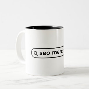 SEO Merch Quote Two-Tone Coffee Mug