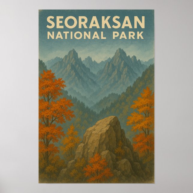 Seoraksan National Park Poster (Front)