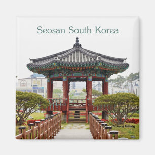 Seosan South Korea Travel Souvenir Fridge Magnets