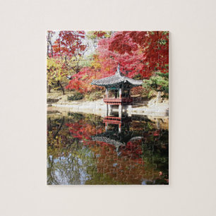 Seoul Autumn colours jigsaw puzzle