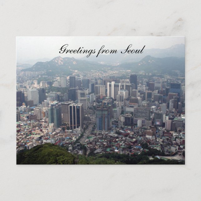 seoul city greetings postcard (Front)