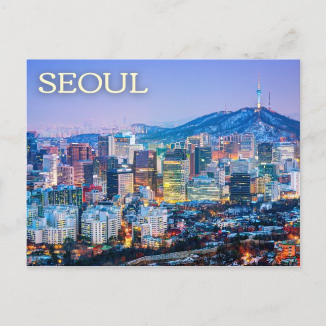 Séoul, Corée du Sud Carte postale (Devant)