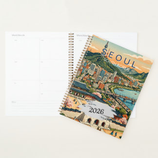 Séoul Corée du Sud Voyage Art Vintage | Personnali