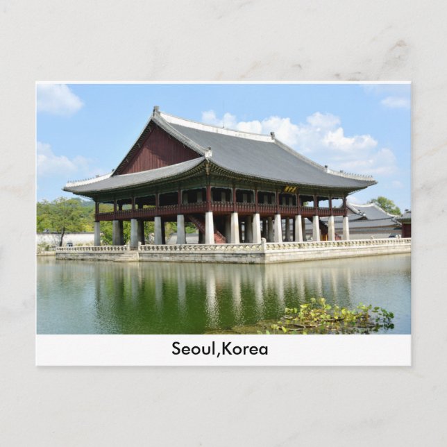 seoul korea postcard (Front)
