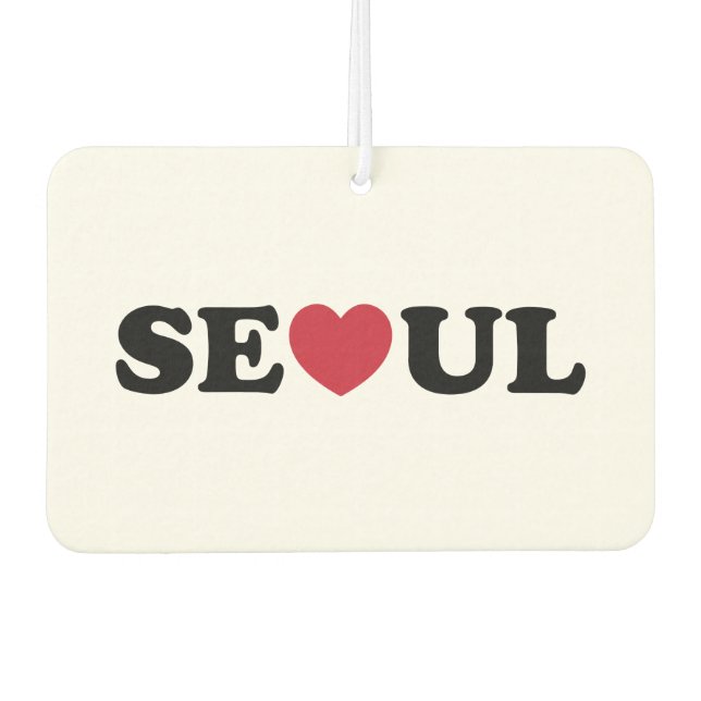 Seoul Love Heart Air Freshener (Front)