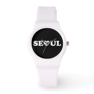 Seoul Love Heart Flag Watch