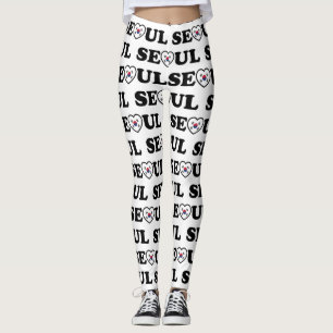 Seoul Love Heart Taegeukgi Flag Leggings