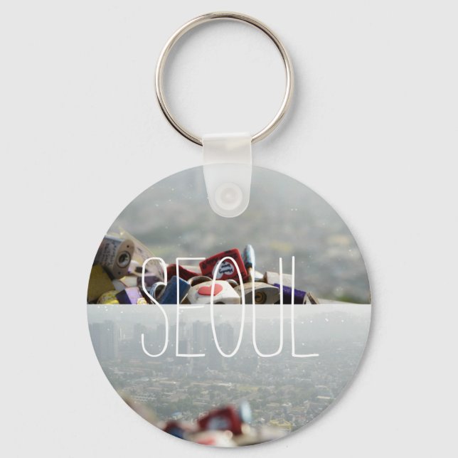 Seoul Love Locks Keychain (Front)