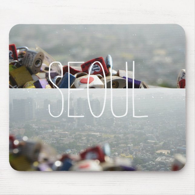 Seoul Love Locks Mouse Pad (Front)