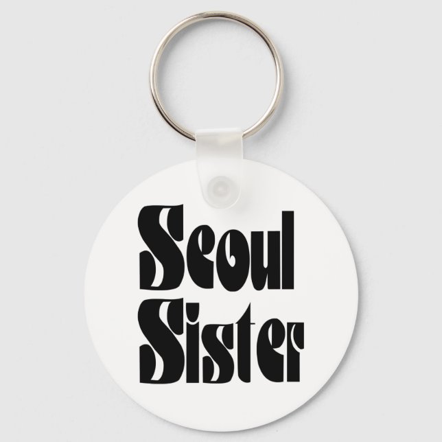 Seoul Sister Keychain (Front)