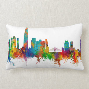 Seoul Skyline South Korea Lumbar Pillow