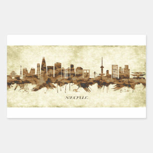 Seoul South Korea Cityscape Sticker