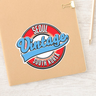 Seoul South Korea vintage logo