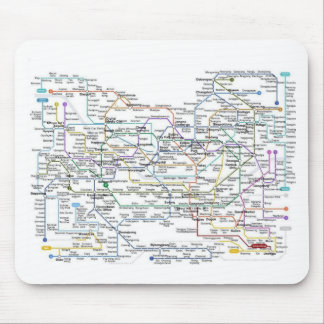 Seoul Subway Map Mouse Pad