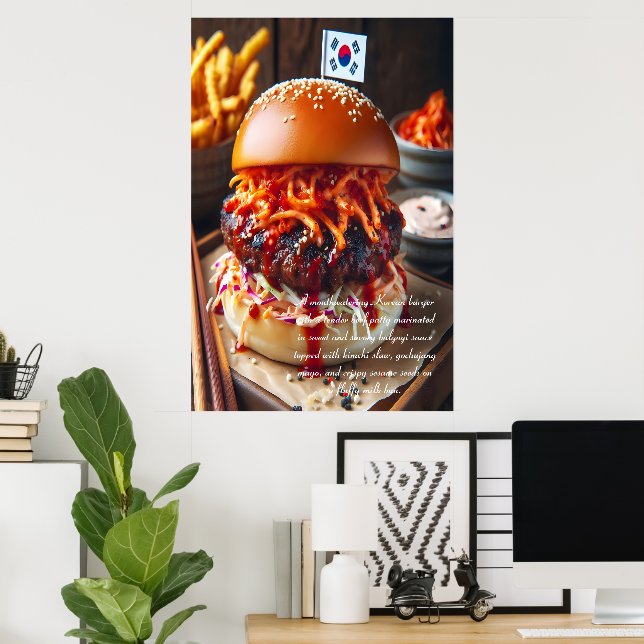 Seoulful Bulgogi Sensation 24x36 Poster (Home Office)