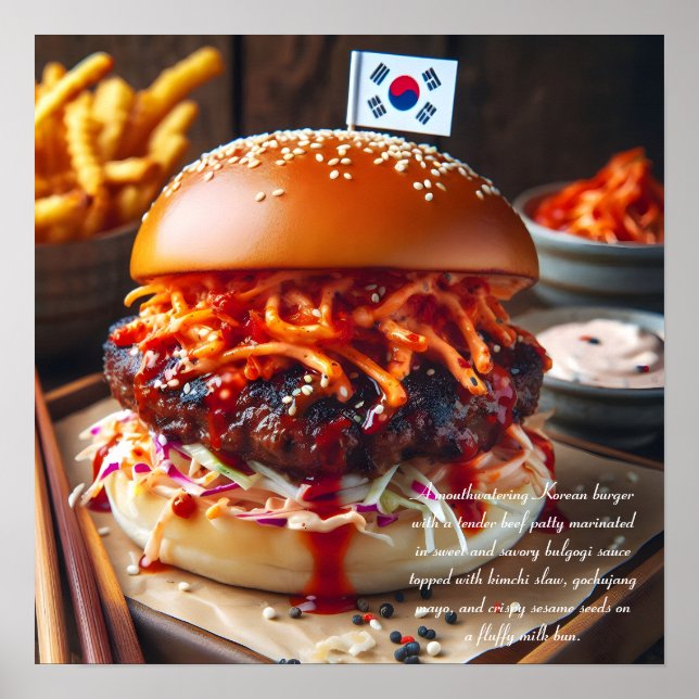 Seoulful Bulgogi Sensation  Poster (Front)