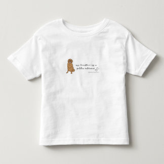 sep24 golden retriever toddler t-shirt