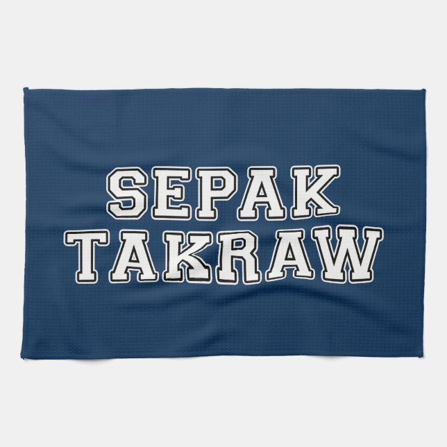 Sepak Takraw Kitchen Towel (Horizontal)