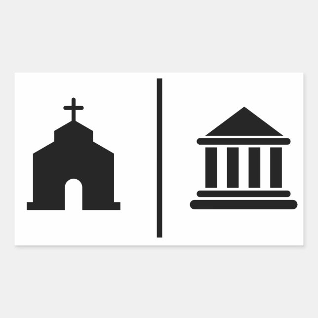 Separate Church and State Sticker (Front)