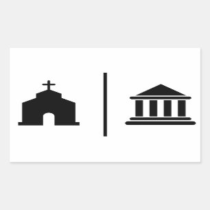 Separate Church and State Sticker
