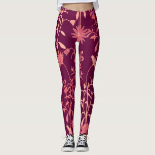 Separate Elements: Floral Vintage Leggings