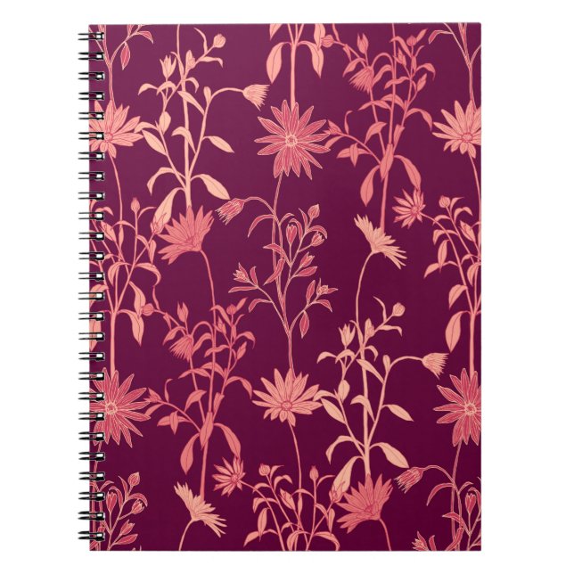 Separate Elements: Floral Vintage Notebook (Front)