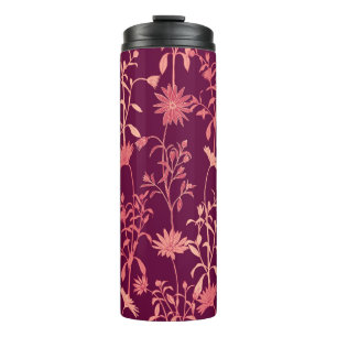 Separate Elements: Floral Vintage Thermal Tumbler