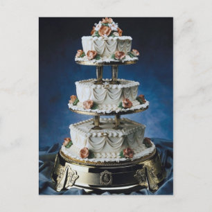 Separate Layer Wedding Cake Postcard