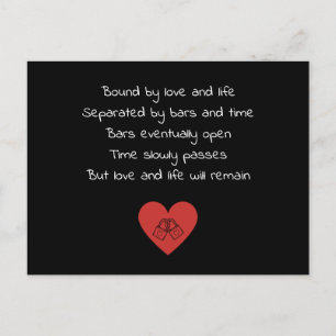 Separated By Bars And Time Postcard